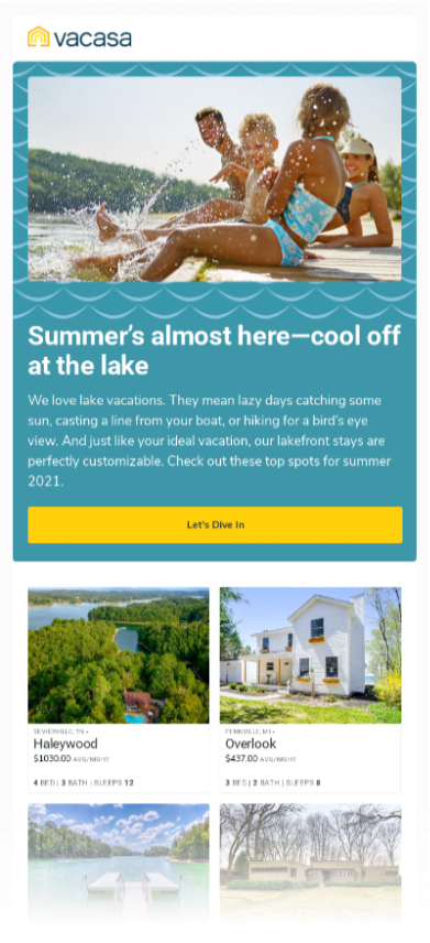 Lakefront recommendations Lakefront recommendations